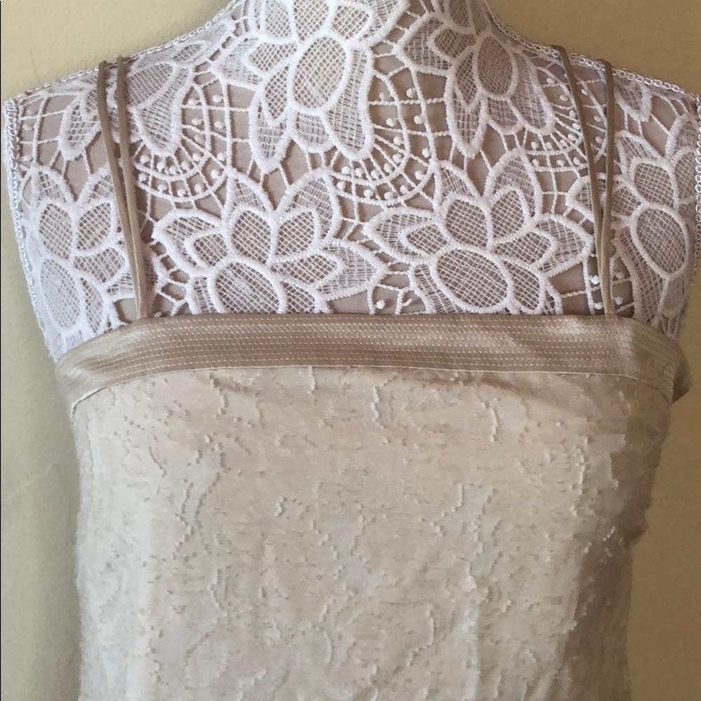 Elizabeth and James Cream Shift Dress